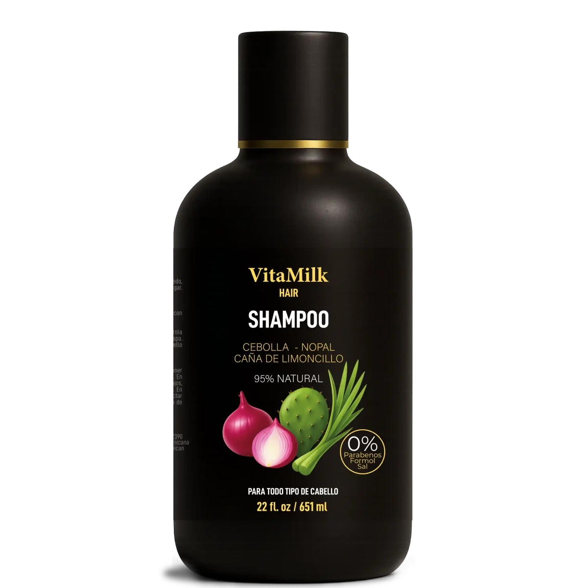 Champú VitaMilk Hair | Crecimiento y Brillo Natural - Natmirelys