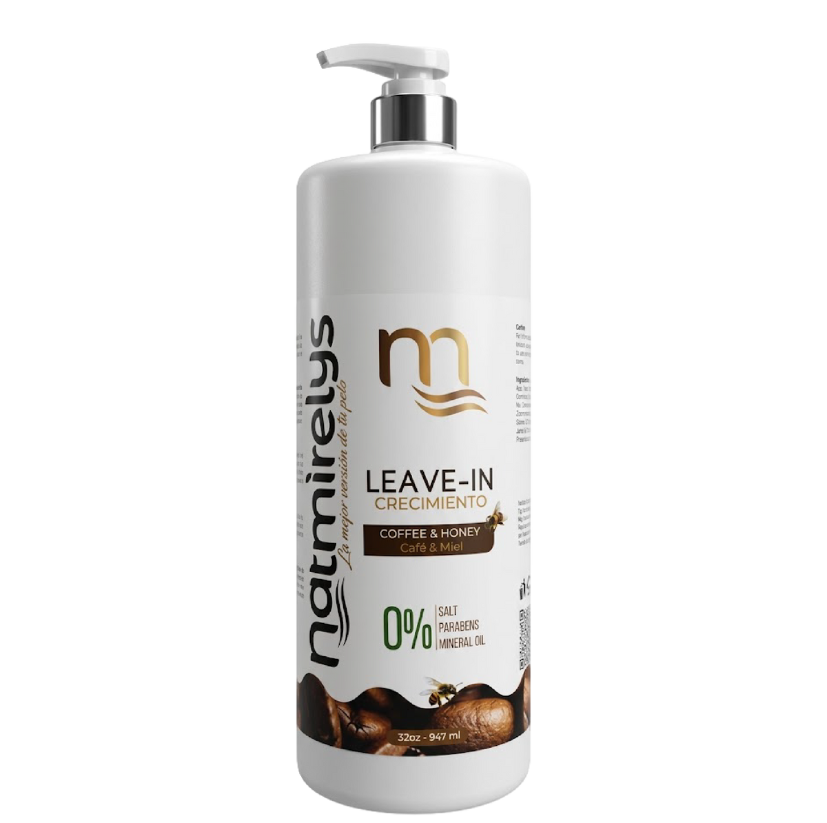 Leave-In Crecimiento y Anticaída de Café y Miel – 32 oz