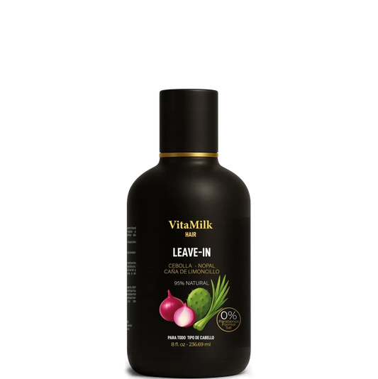 Leave - In Cebolla & Nopal – Hidratación y Crecimiento Natural | VitaMilk Hair - Natmirelys
