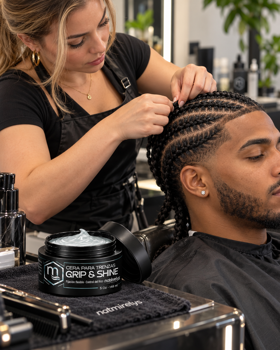 Trenzas definidas, brillantes y bajo control&nbsp;