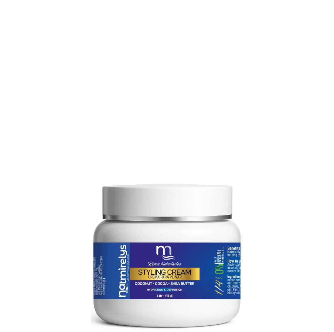 Crema para Peinar - Hidratación (4 oz) - Natmirelys