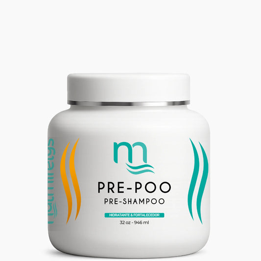 Pre-Shampoo Hidratante de Natmirelys, tratamiento intensivo para nutrir y fortalecer el cabello antes del lavado.