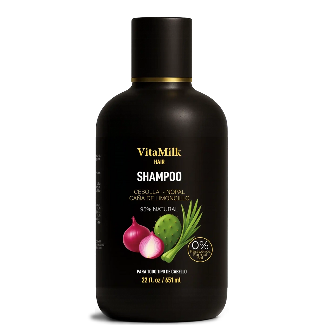 Champú VitaMilk Hair | Crecimiento y Brillo Natural - Natmirelys