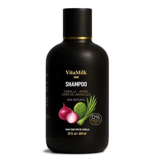 Champú VitaMilk Hair | Crecimiento y Brillo Natural - Natmirelys