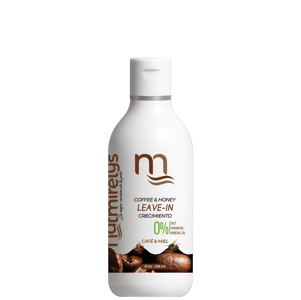 Leave-In Crecimiento y Anticaída de Café y Miel 8 oz | Natmirelys