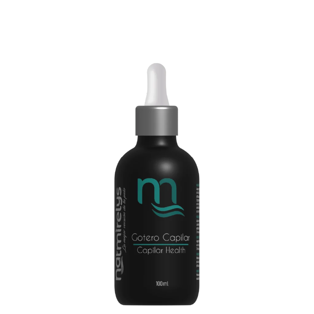 Gotero Capilar Anti-Caída y Crecimiento de Natmirelys para fortalecer y estimular el crecimiento del cabello.
