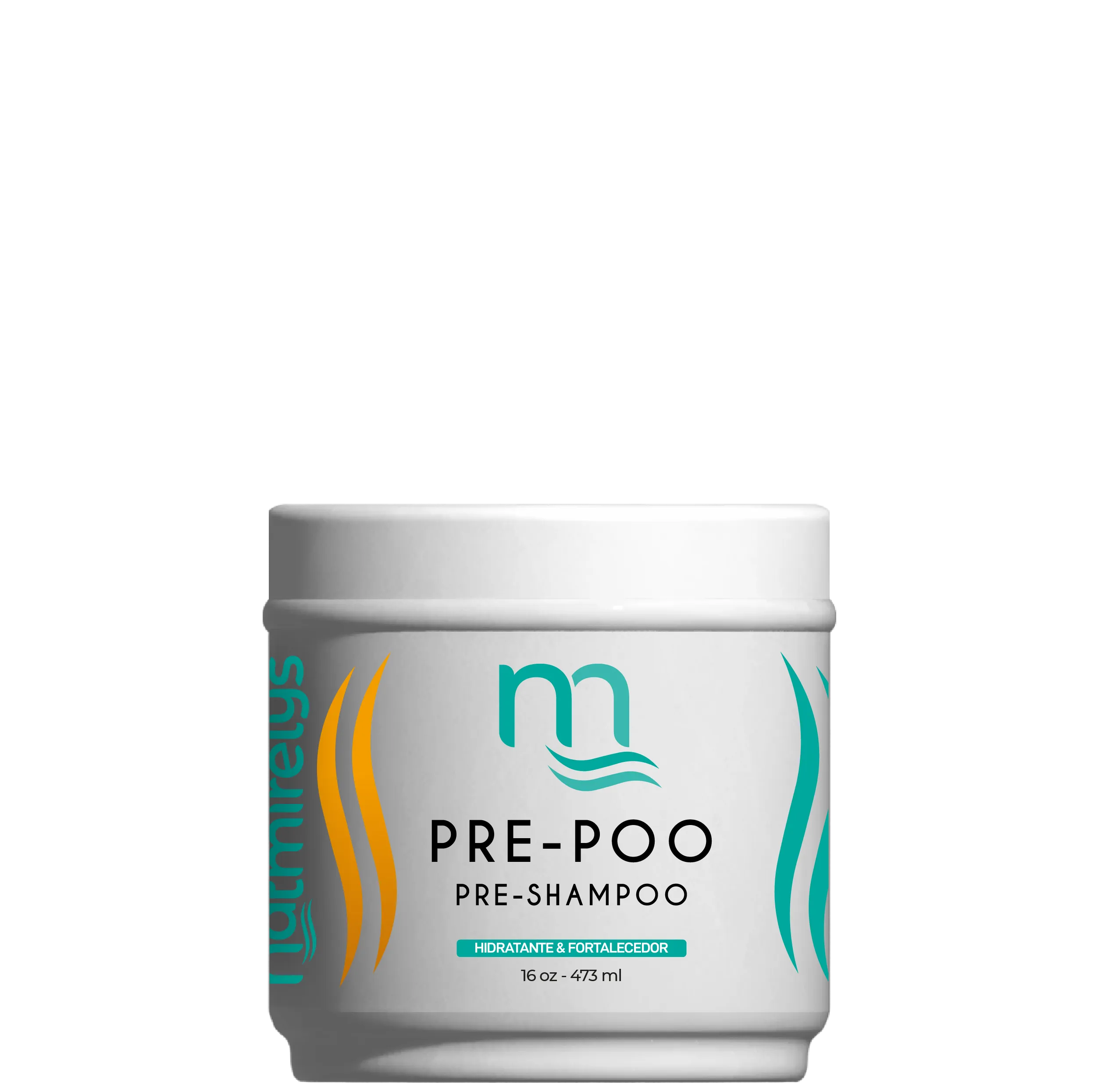 Pre-Shampoo Hidratante de Natmirelys, tratamiento intensivo para nutrir y fortalecer el cabello antes del lavado.